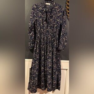 33 - Vintage 70’s/80’s Bow Neck Midi Dress